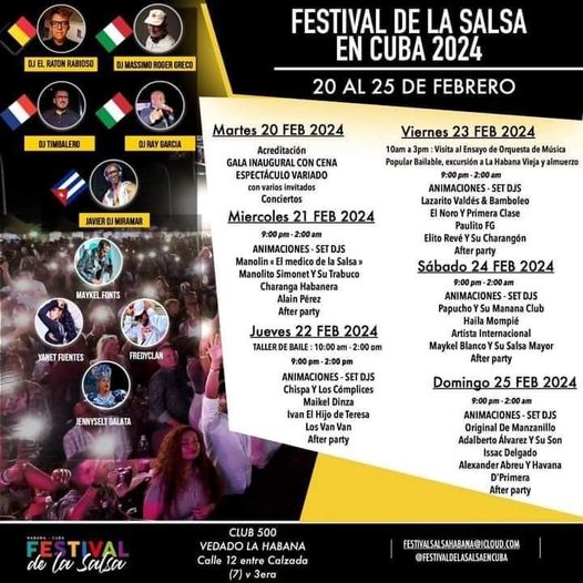 Festival de la Salsa en Cuba 2024